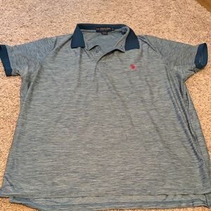 U.S. Polo Assn. Heathered Blue Polo Shirt